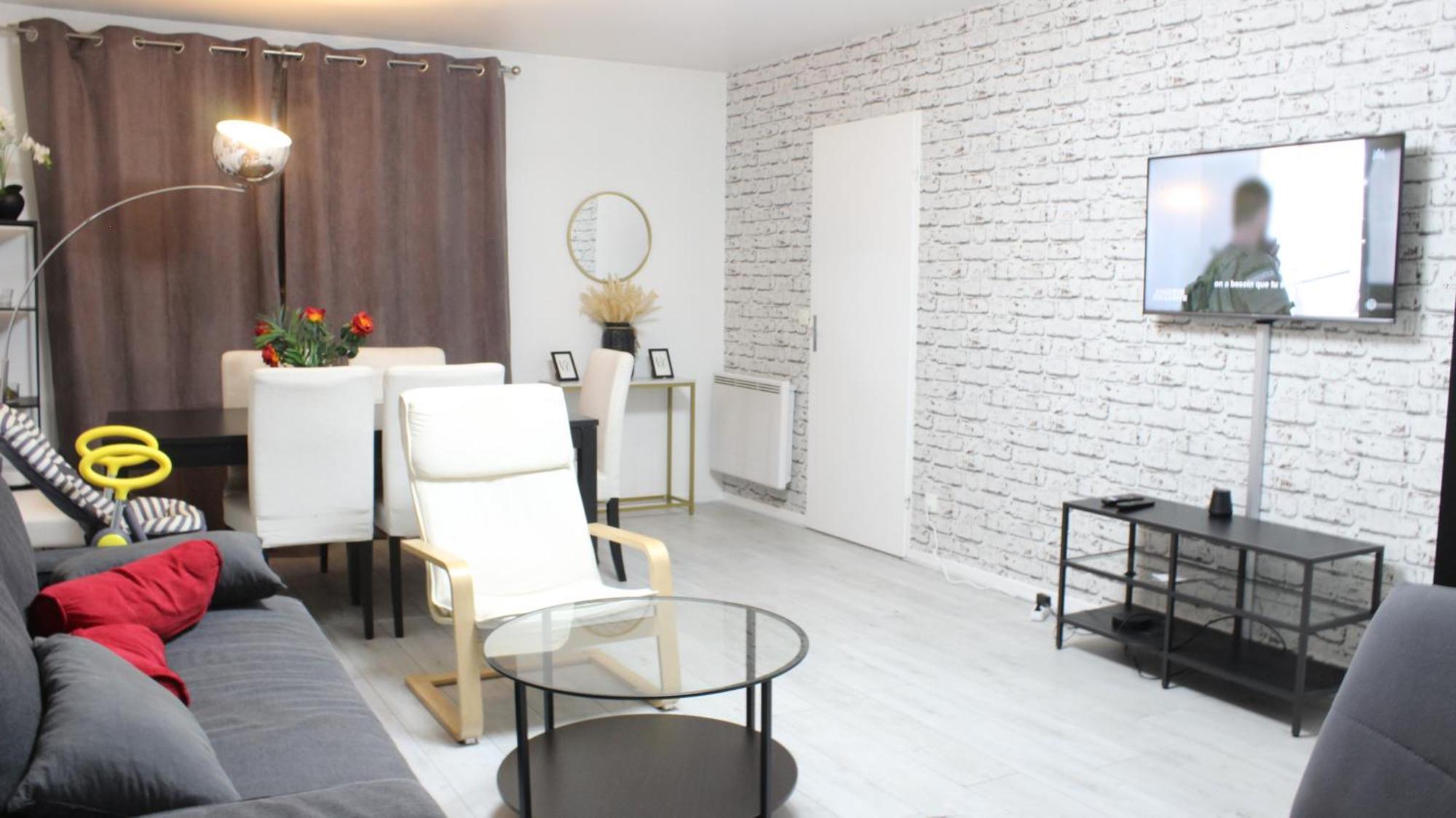 Appartement - Proche Rer - 2 Chambres & 4 Lits Double - Paris Orly Courcouronnes 外观 照片